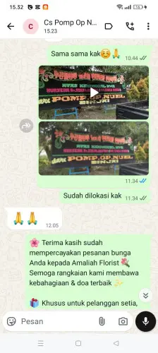 Testimonial Papan Bunga gajah mekar